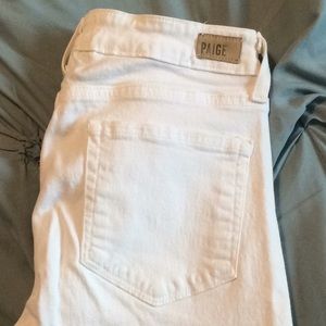 White Paige Skinny jeans